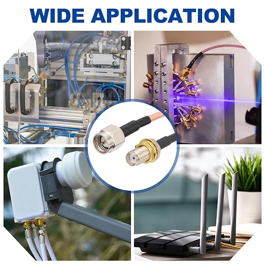 MECCANIXITY SMA Antenna Extension Cable, 16.4ft SMA Male Inner Pin to Female - Image 6