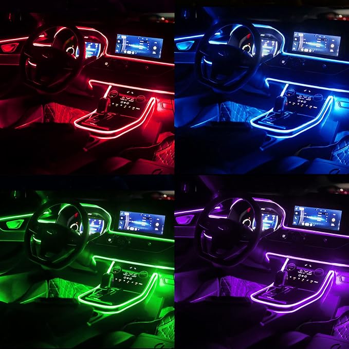 Jushope Interior Car LED Strip Lights - Image 8