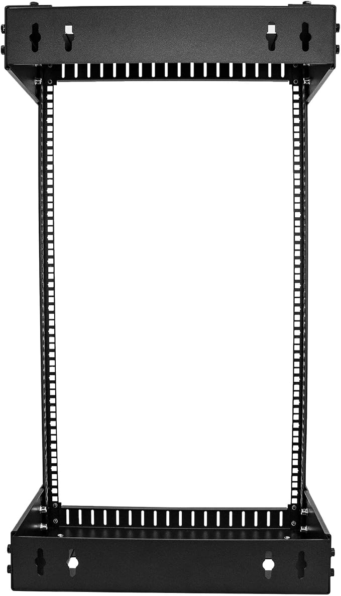 StarTech.com 2-Post 18U Heavy-Duty Wall Mount Network Rack, Wall Mount Data Rack - Image 5