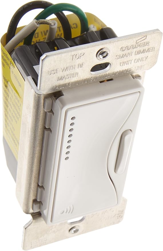 Eaton RF9542-ZAW Aspire Z-Wave Smart Accessory Dimmer, Alpine White by Eaton
