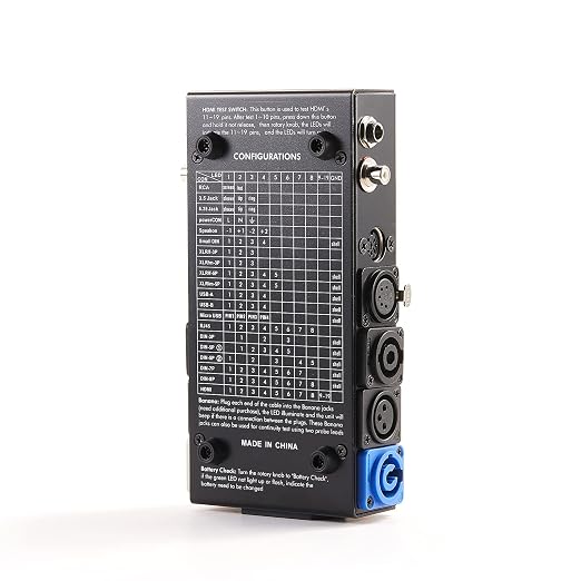 MFL. 15-Plug Audio Cable Tester Line Finder Black 15-in-1 Cables Checker 10-Way - Image 7
