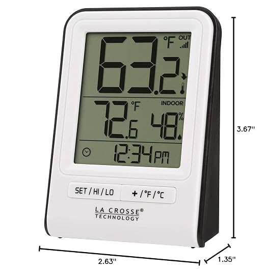La Crosse Technology Wireless Indoor/Outdoor Temperature Monitor - Image 8