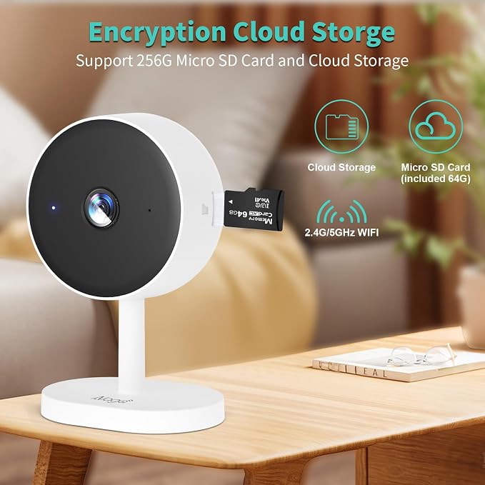 2K Indoor Security Camera for Bedroom, Pet/Dog/Baby Camera - Image 7