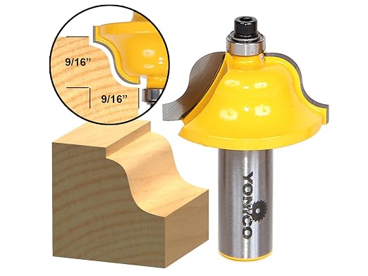 YONICO Roman Ogee Router Bits Edge Forming 9/16-Inch 1/2-Inch Shank 13184 - Image 2