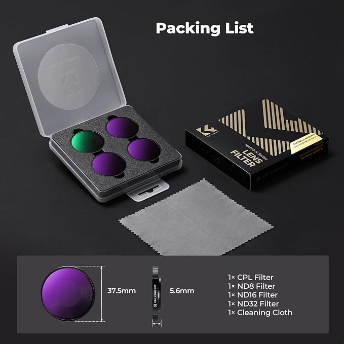 K&F CONCEPT ND Filter Kit Compatible - Image 8