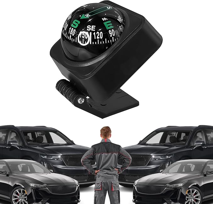 Upgraded Car Compass, 2.6x2.2x2.1 Car Compass Dashboard - Image 6