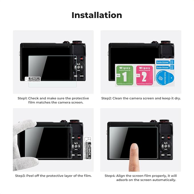 K&F CONCEPT 3pcs Screen Protector Compatible - Image 5