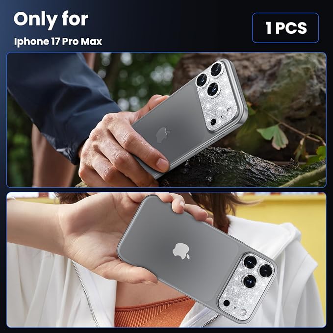 WSKEN for iPhone 17 Pro Camera Lens Protector, Metal Aluminum Alloy Tempered - Image 6