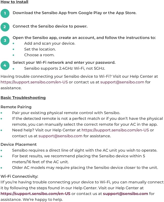 Sensibo Sky, Smart Wireless Air Conditioner Controller. Quick & Easy DIY - Image 8