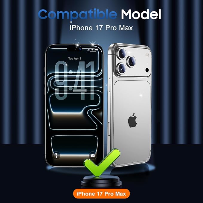 UniqueMe Compatible for 3 Pack iPhone 17 Pro Max Camera Lens Protector - Image 7