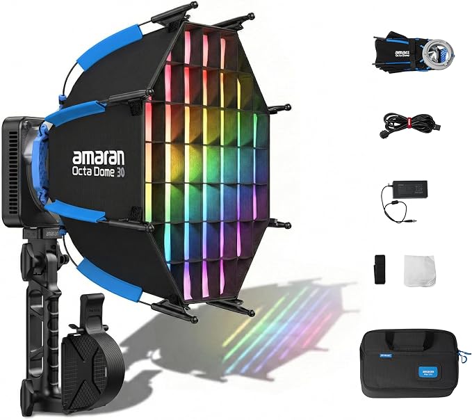 Amaran Ray 120c RGB LED Monolight, 120W Full Color COB Video Light - Image 8