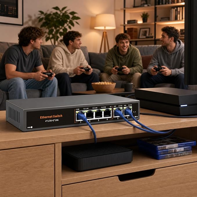 10Gb Ethernet Switch Unmanaged - Image 7