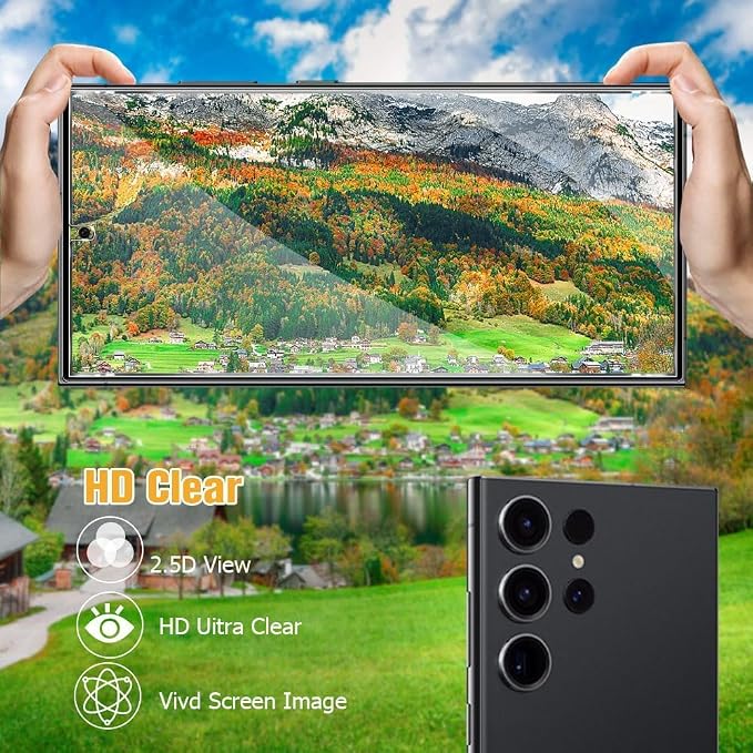 2 Pack Galaxy S24 Ultra Anti spy Privacy Screen Protector, 9H Tempered Glass - Image 7