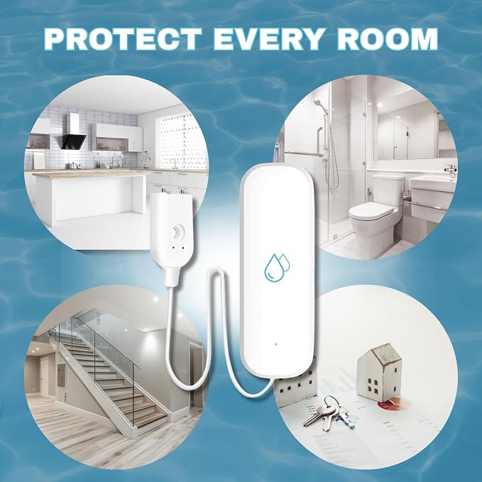 Water Pal Smart WiFi Water Leak Detector, Battery-Powered Leak Sensor - Image 4