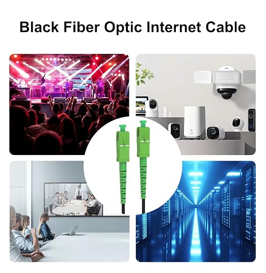 45M/147ft SC/APC Fiber Optic Internet Cable Extension, SC/APC to SC/APC Armored - Image 8