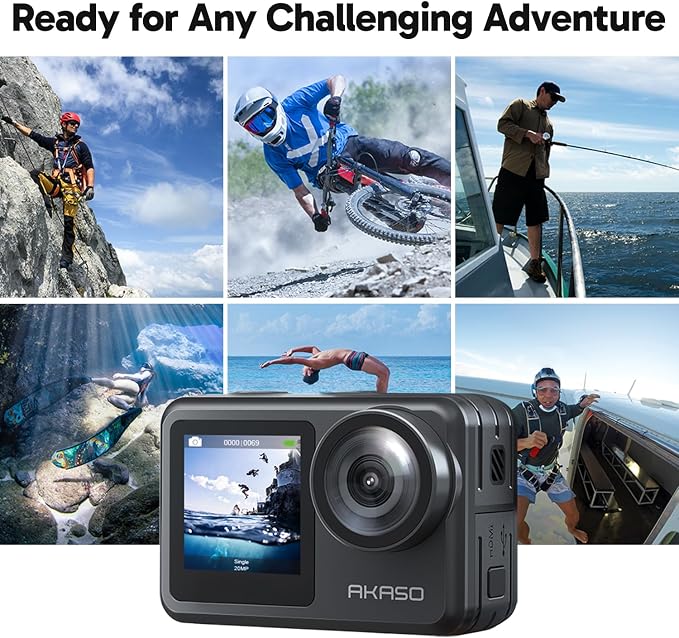 AKASO Brave 7 LE 4K30FPS 20MP WiFi Action Camera - Image 7