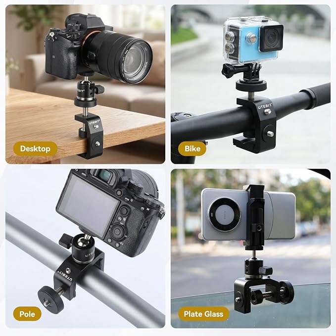 UTEBIT 40mm C-Clamp Camera Mount - Image 9