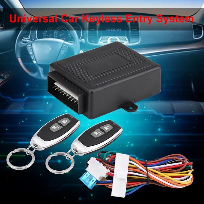 Keyless Entry System, Universal Car Door Lock Keyless Entry System Auto Vehicle - Image 9