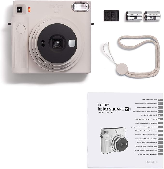 Instax Square SQ1 Instant Camera, Chalk White - Image 6