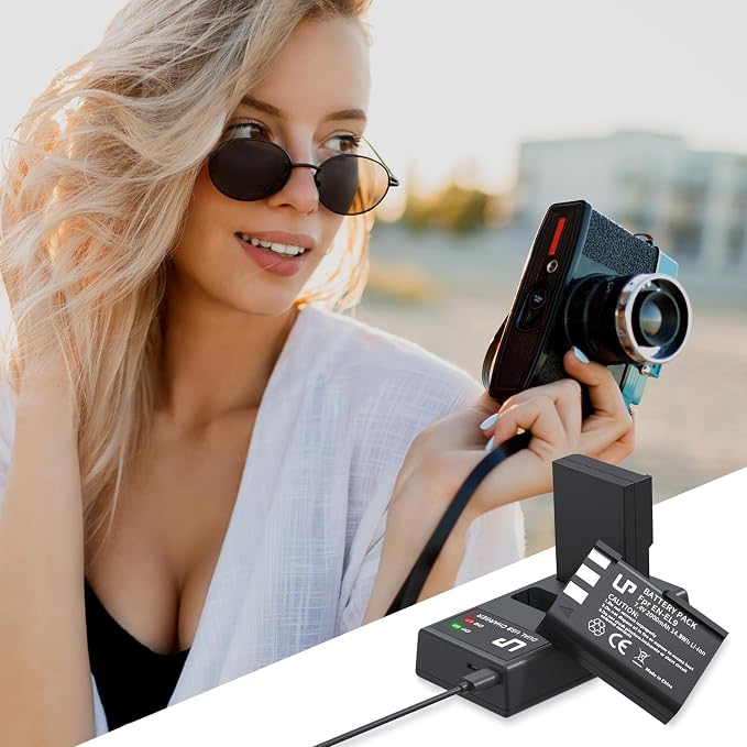 LP EN-EL9 EN EL9a Battery Charger Pack, D5000 Digital SLR Cameras - Image 7