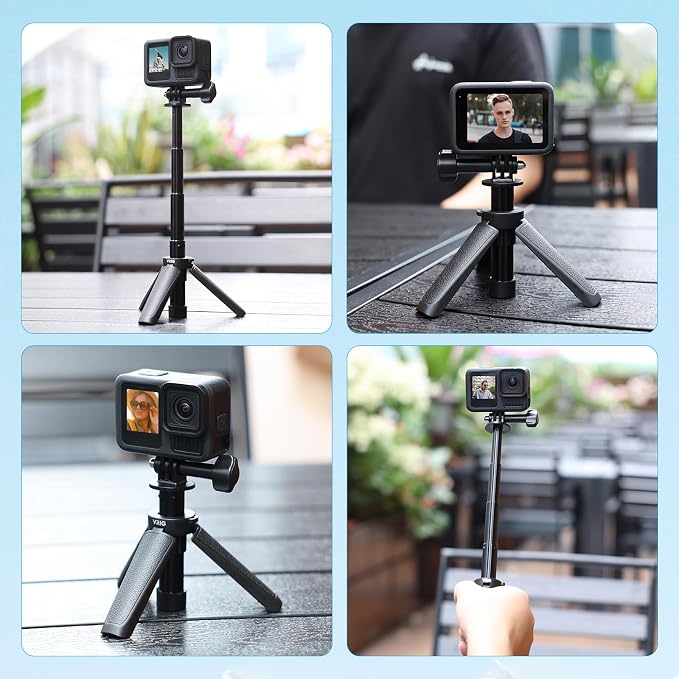 VRIG TP29 Extenable Mini Camera Tripod, Portable Small Handle Grip Desktop - Image 8