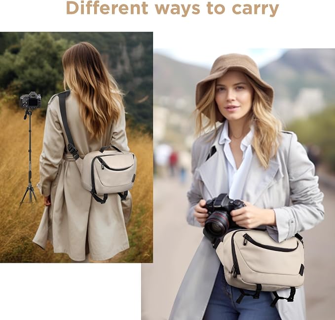TAAOKA Camera Sling Bag, Waterproof Camera Case - Image 6