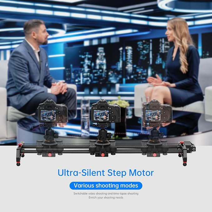GVM Carbon Fiber Motorized Camera Slider - Image 9