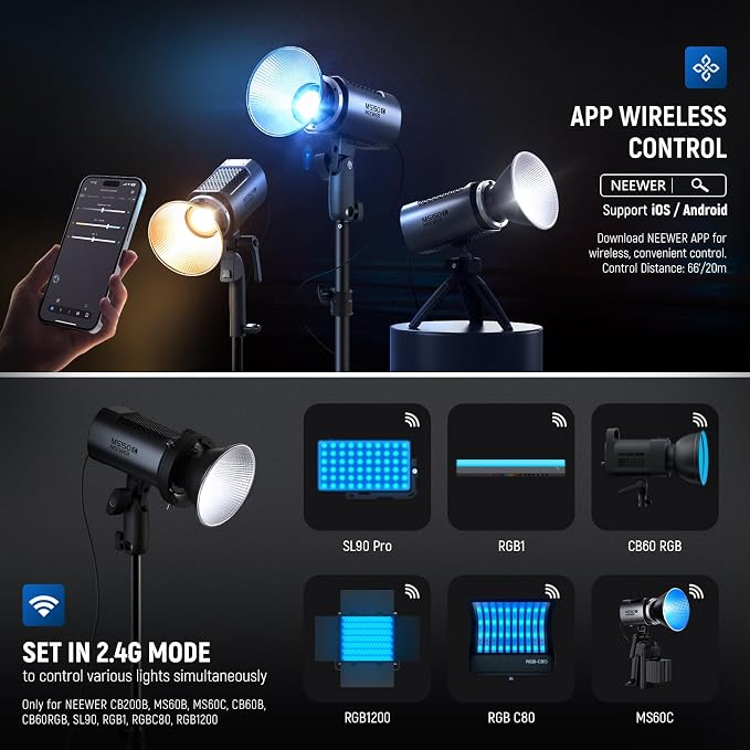 NEEWER MS150C RGBWW LED Video Light - Image 8