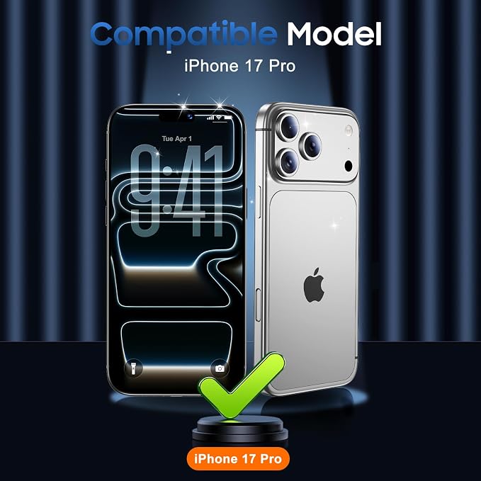 UniqueMe Compatible for 3 Pack iPhone 17 Pro Camera Lens Protector - Image 7