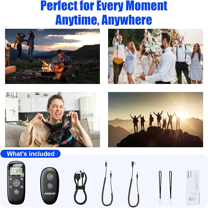 for Sony Cameras Wireless Rechargeable Timer Shutter Release Remote Control - Image 9