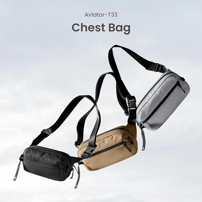 tomtoc 3.5L Sling Bag with RFID Blocking, Crossbody Bag Chest Shoulder Pack - Image 10