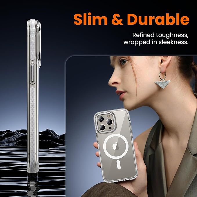 toushion 3 in 1 for iPhone 15 Pro Max Case Clear - Image 6