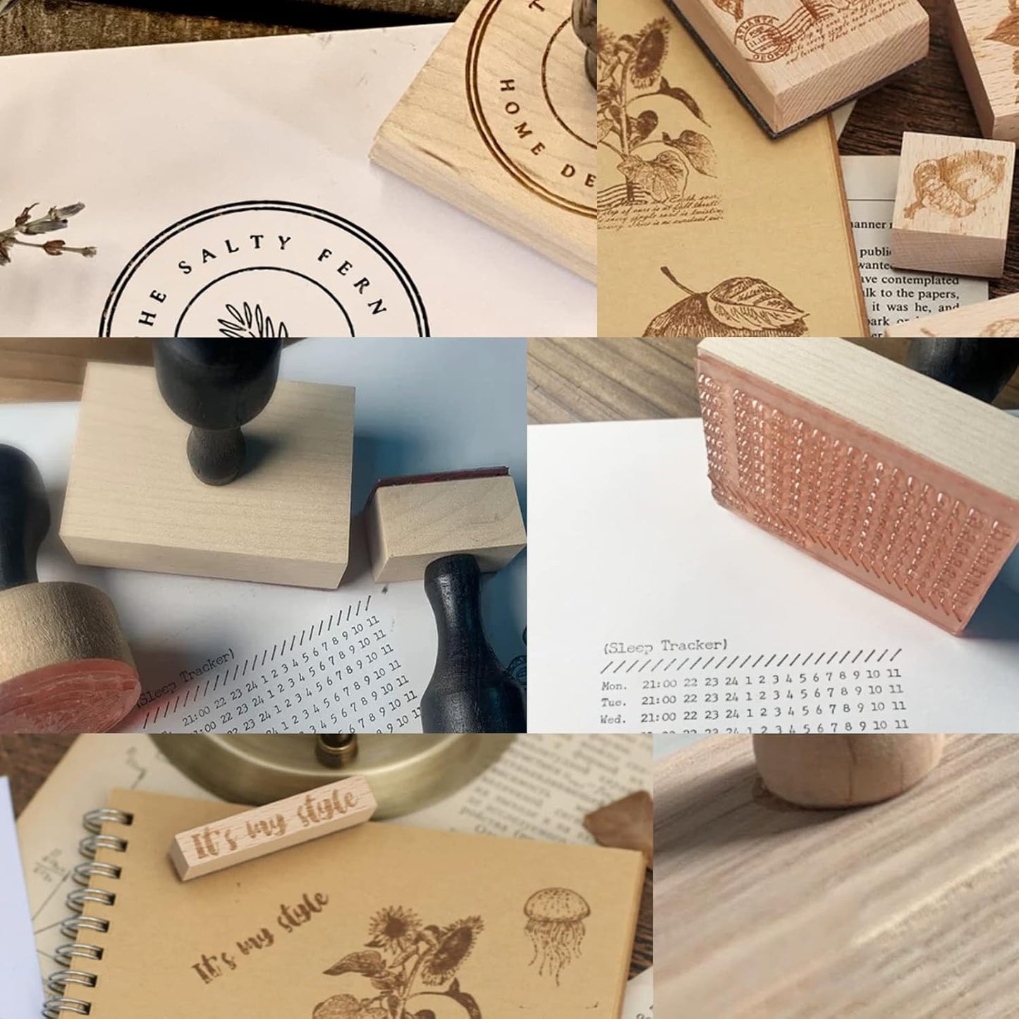 Custom Stamp with Logo Text - Personalized Rubber Stamp with Handle - Address Stamps for Business or Crafting - Rectangle 1"x3"