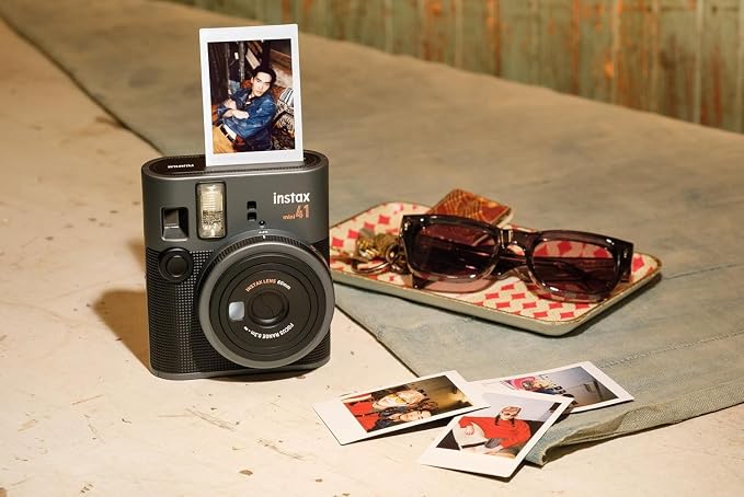 Fujifilm Instax Mini 41 Instant Camera Vintage Black. + Fujifilm Value Pack + - Image 8