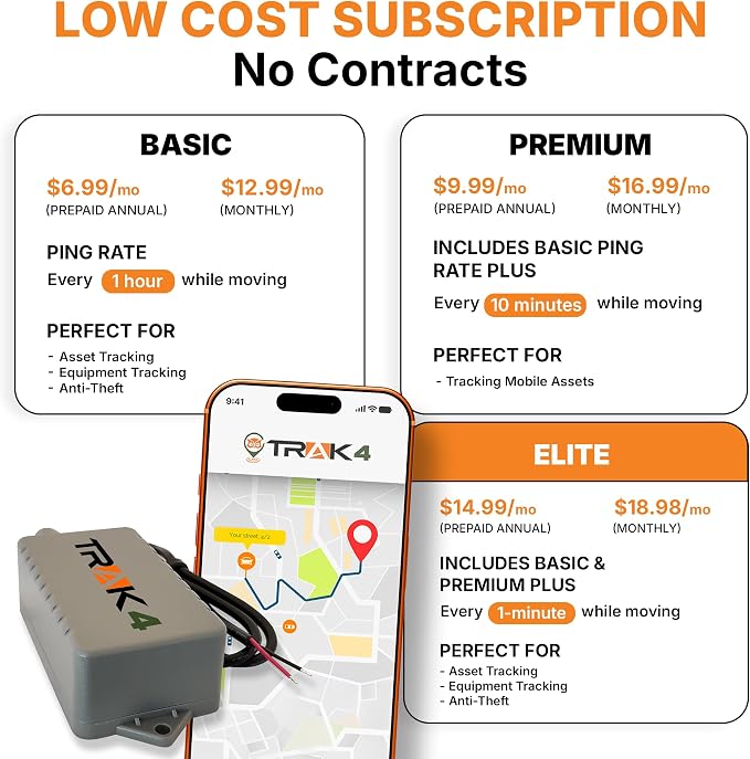 Trak-4 12v Hardwired GPS Tracker. Durable, Reliable Track Trailers, Assets. - Image 9