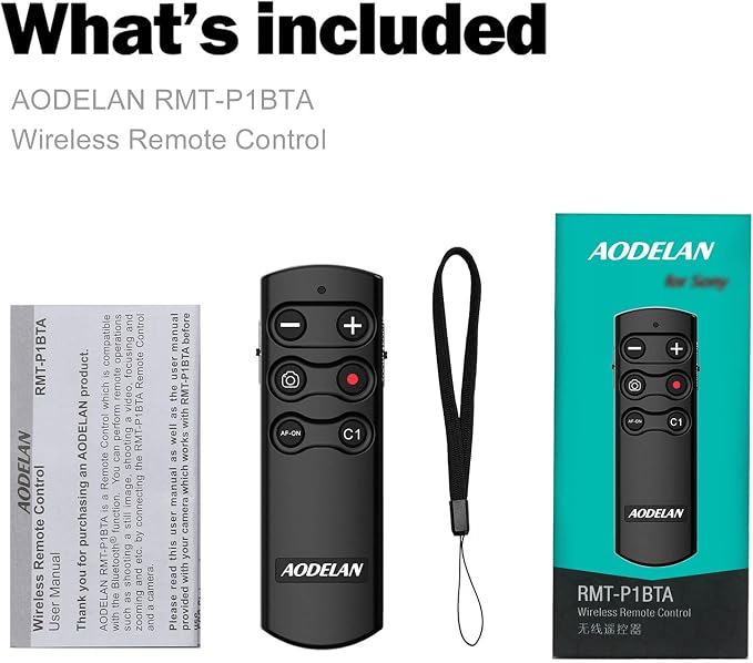 AODELAN Camera Remote Control Remote Shutter Commander - Image 9