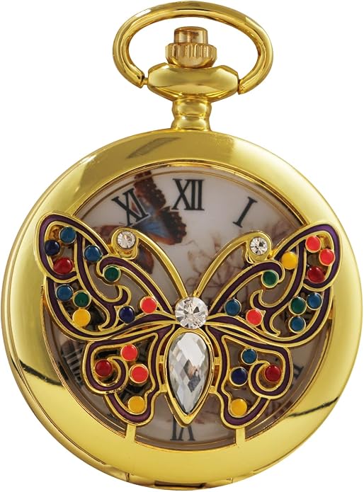 Men's Pocket Watch, Arabic Digital Dial Pocket Watches - Image 8