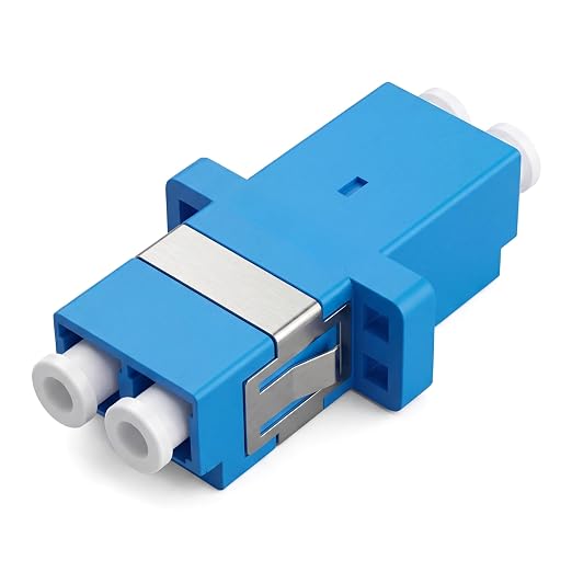LC UPC Duplex Fiber Optic Adapter, Single Mode LC to LC Coupler - Image 9