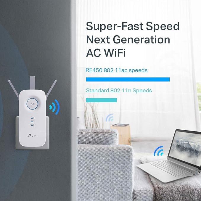 TP-Link AC1750 WiFi Extender, PCMag Editor's Choice, Dual Band WiFi Repeater - Image 8