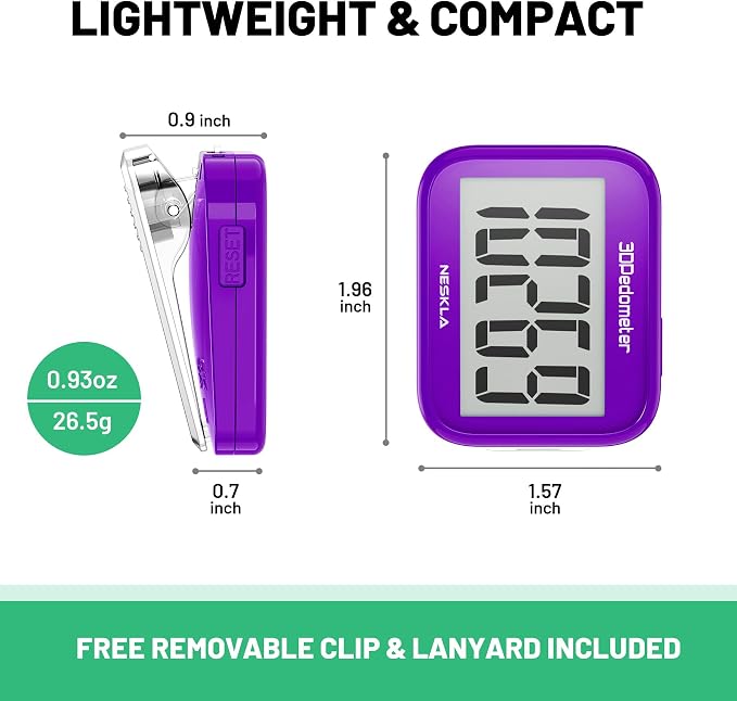 3D Pedometer for Walking, Simple Step Counter - Image 6