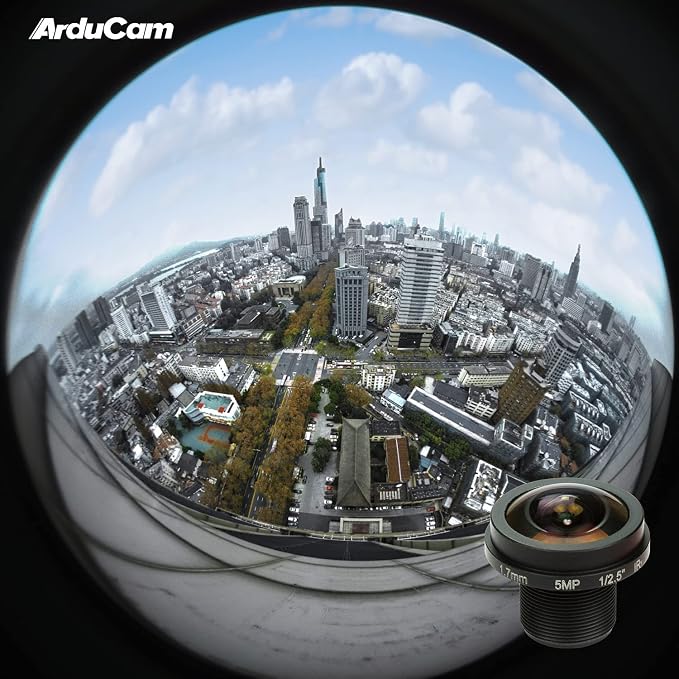 Arducam M12 Lens Set for USB Camera, Wide Angle, Fisheye Lens Kit - Image 6