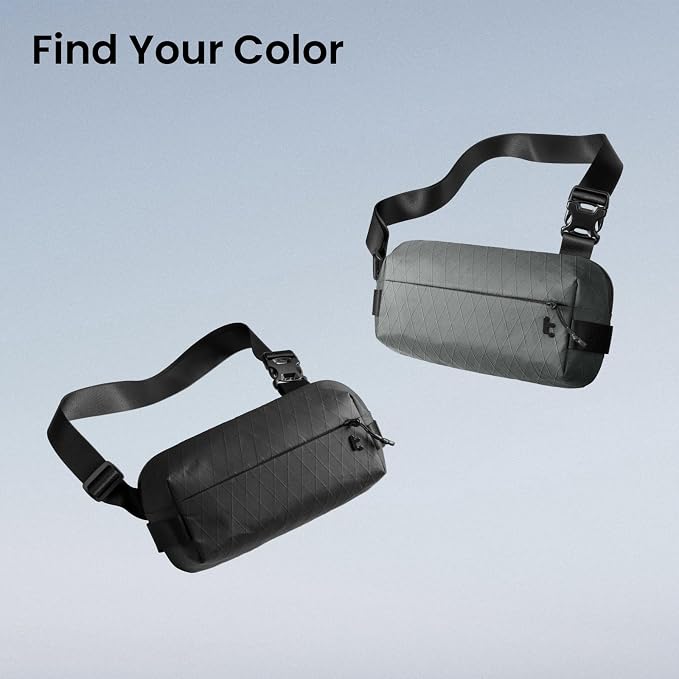tomtoc Compact EDC Sling Bag 3L-10L, Minimalist Crossbody Bag Chest Shoulder - Image 9
