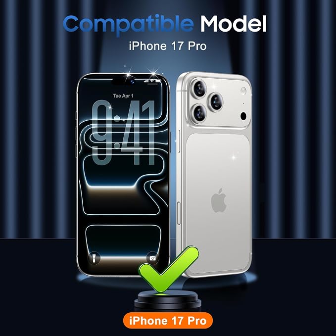 UniqueMe for 3 Pack iPhone 17 Pro Camera Lens Protector - Image 7