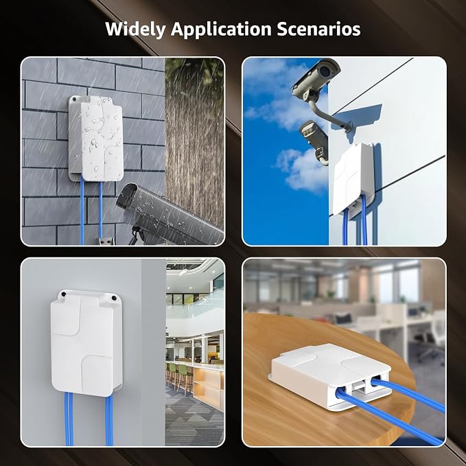 YuanLey 4 Port Outdoor PoE Extender 1 in 3 Out, IEEE 802.3af/at Mini 4 Channel - Image 7