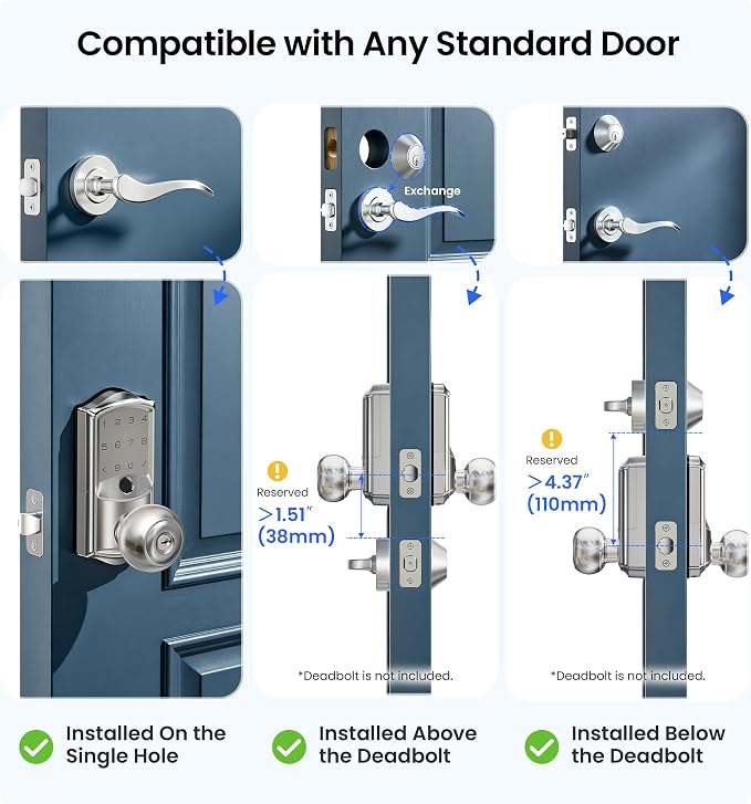 Veise VE028 Built-in Wi-Fi Smart Lock - Image 14
