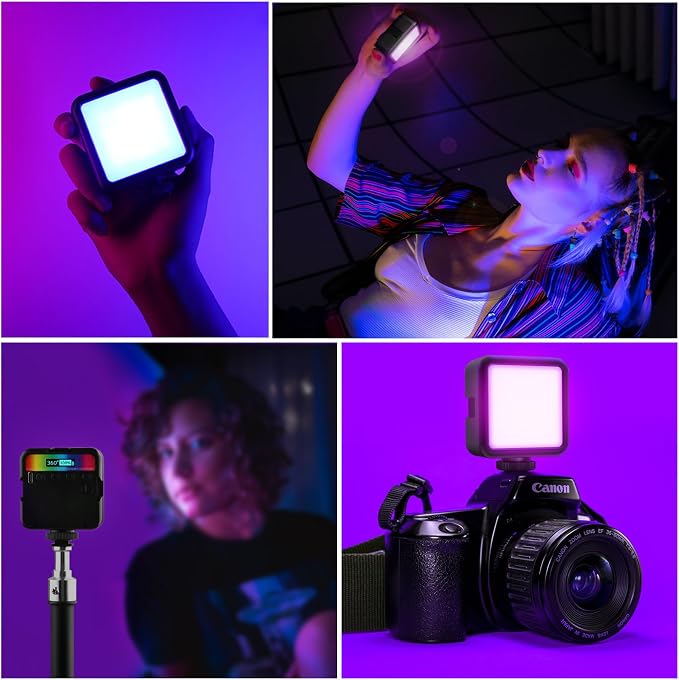 Altson Magnetic RGB Led Video Light LED Camera Light 360° Full Color Portable - Image 7