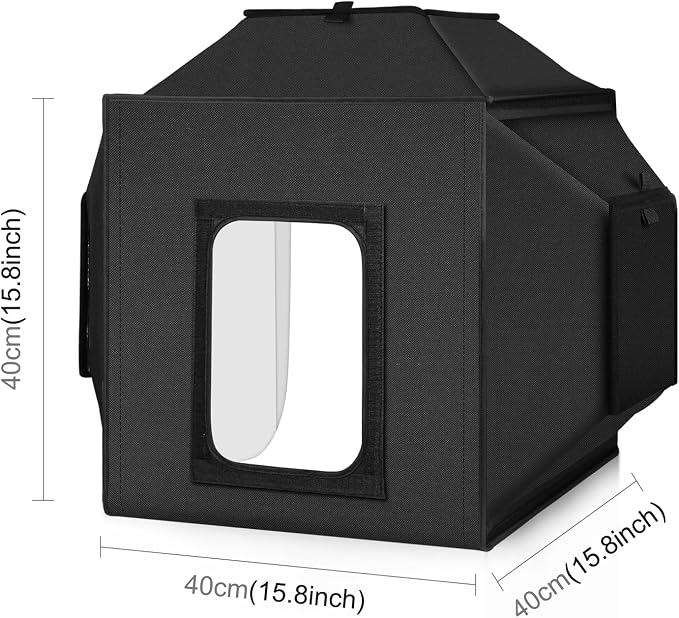 Glendan Portable Light Box Photography: 16"x16" Professional Dimmable Photo Box - Image 9