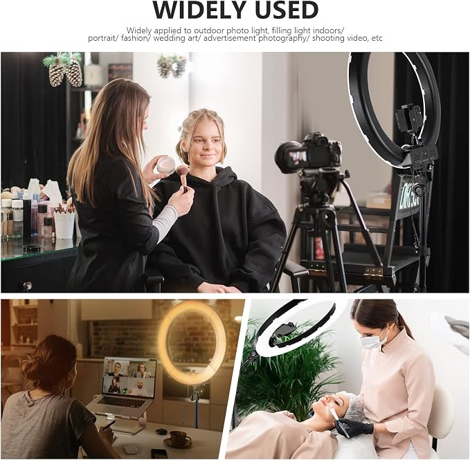 Neewer 18-Inch Ring Light, 55W Dimmable 5500K Light - Image 8