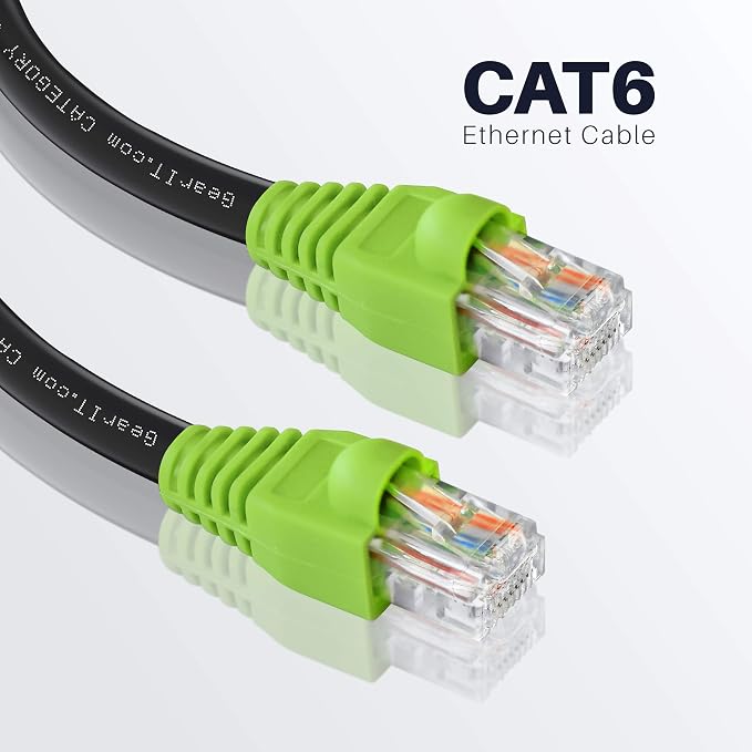 GEARit Cat6 Ethernet Cable 25ft, Outdoor Direct Burial Cat 6 Cable 24AWG High - Image 8