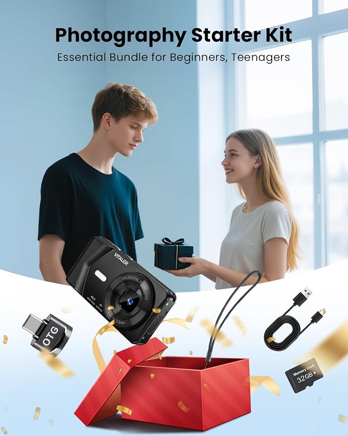 Digital Camera, Autofocus 48MP 4K Camera - Image 7